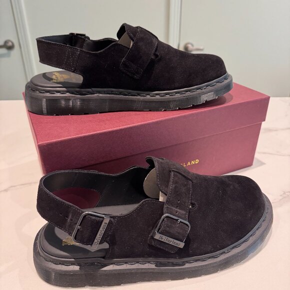 Dr. Martens Jorge Made in England Suede Slingback Mules - Unisex display picture 1